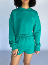 Load image into Gallery viewer, SWEAT SHORT - TEAL
