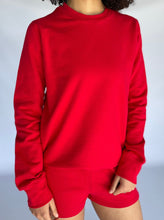 Load image into Gallery viewer, CLASSIC CREW NECK SWEATER - RED
