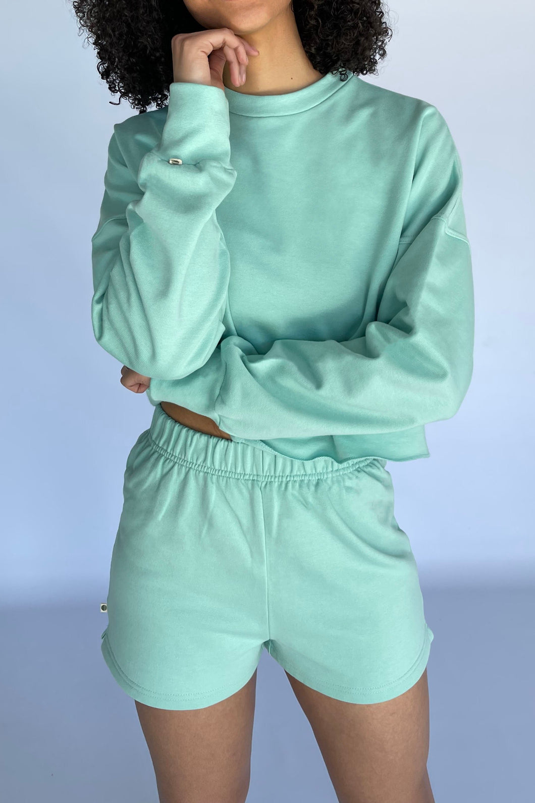 SWEAT SHORT - MINT