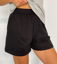 Load image into Gallery viewer, RELAXED SWEAT SHORTS - BLACK
