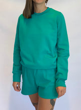 Load image into Gallery viewer, CLASSIC CREW NECK SWEATER - TEAL
